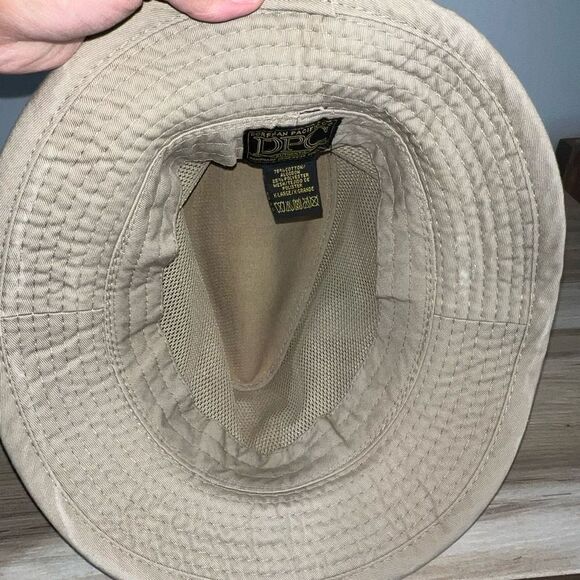 Dorfman Pacific DPC Global Packable Hat XLarge Brown Mesh Top Fishing Safari Cap - Picture 7 of 7